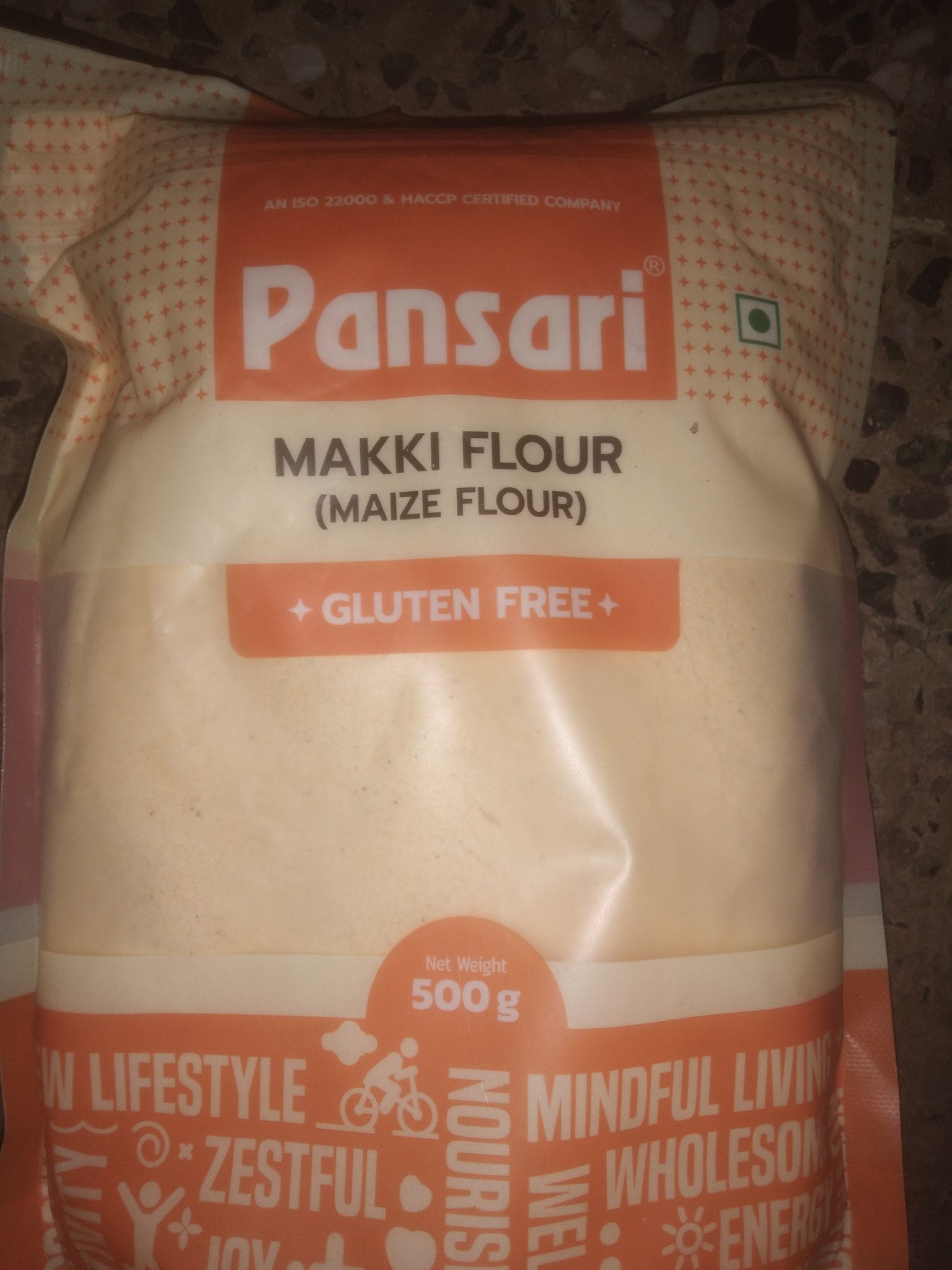 Pansari Makki flour + gluten free + 500 g 