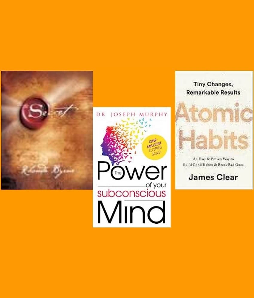 The Secret + The Power of Your Subconscious Mind  + Atomic Habits