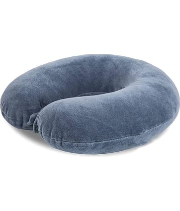 JUZZII Grey Neck Pillow ( Pack of 1 )