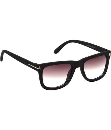 Hrinkar Black Rectangular Sunglasses ( Pack of 1 )