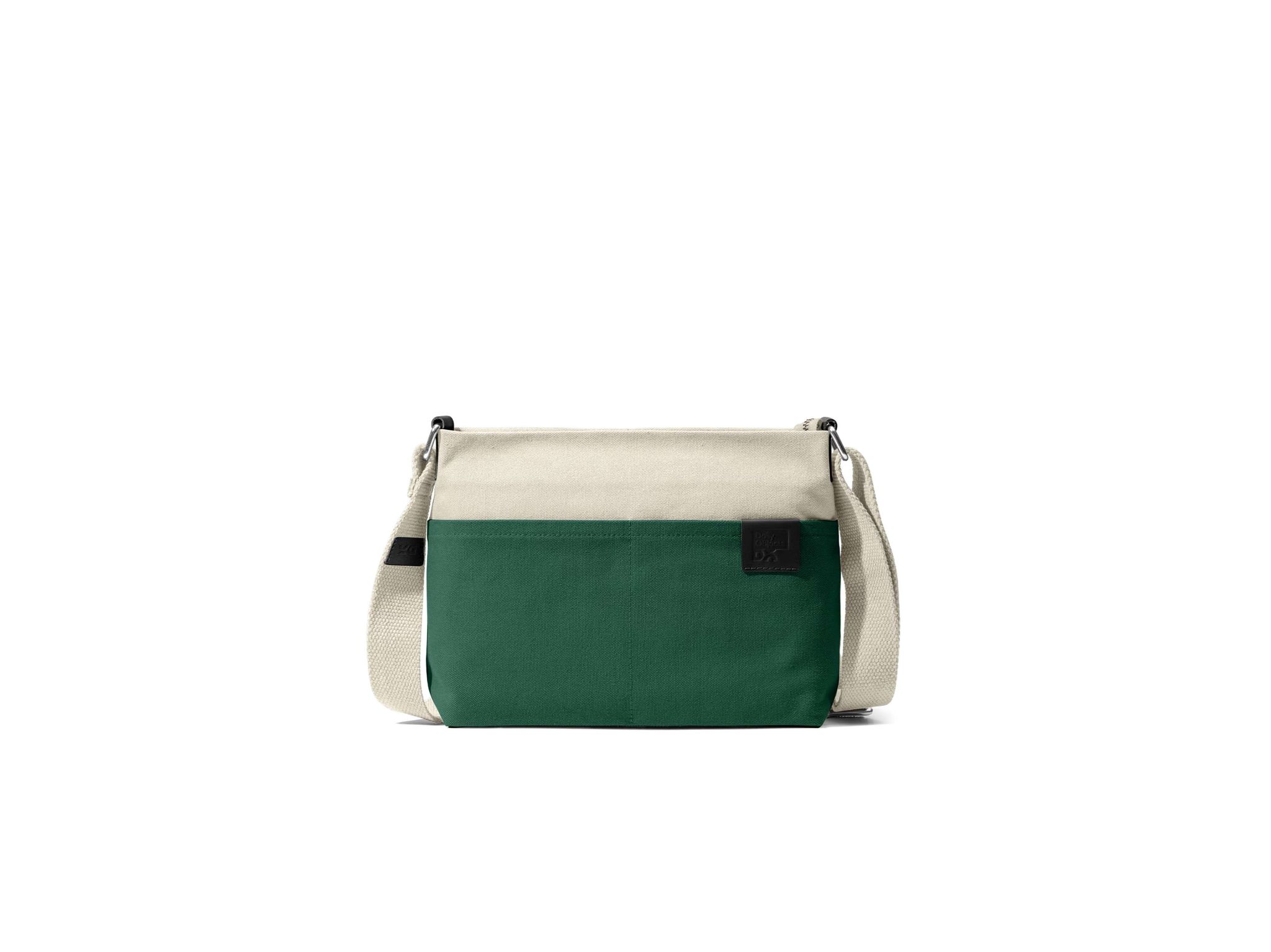 DailyObjects Sunday Crossbody - Ivory-Forest Green