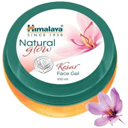 Himalaya Natural Glow Kesar Face Gel - Non-Sticky, Instant Hydration, For Glowing Skin, 100 Ml