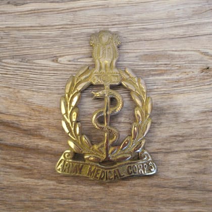 ARMY MEDICAL CORPS Indian Police Military Navy Air Force CAST Safe Plaque Plate Crests Badge (662)