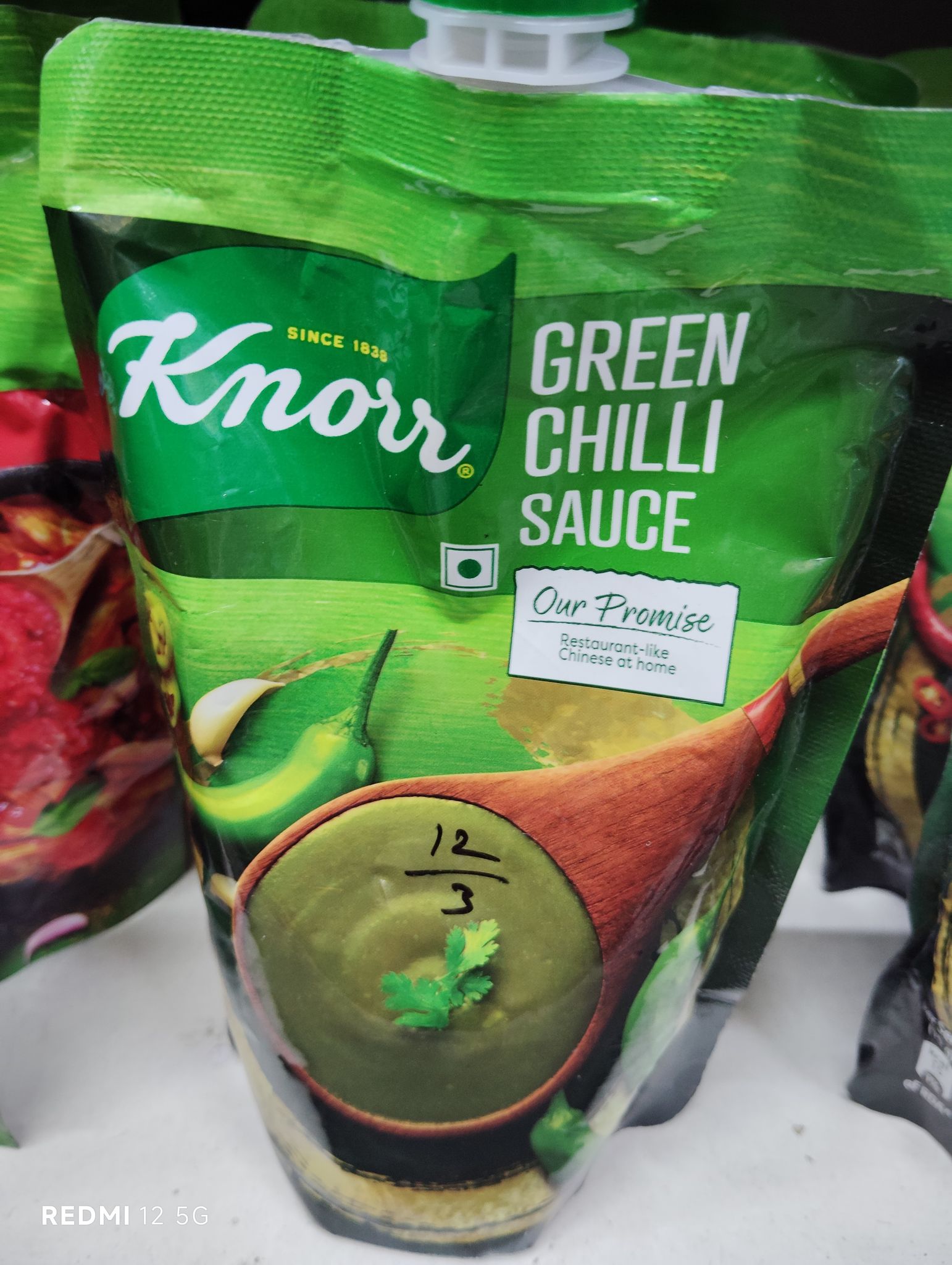 Knorr green chilli sauce