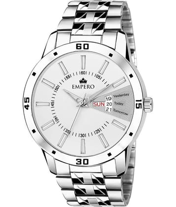 EMPERO - Silver Stainless Steel Analog Men's Watch