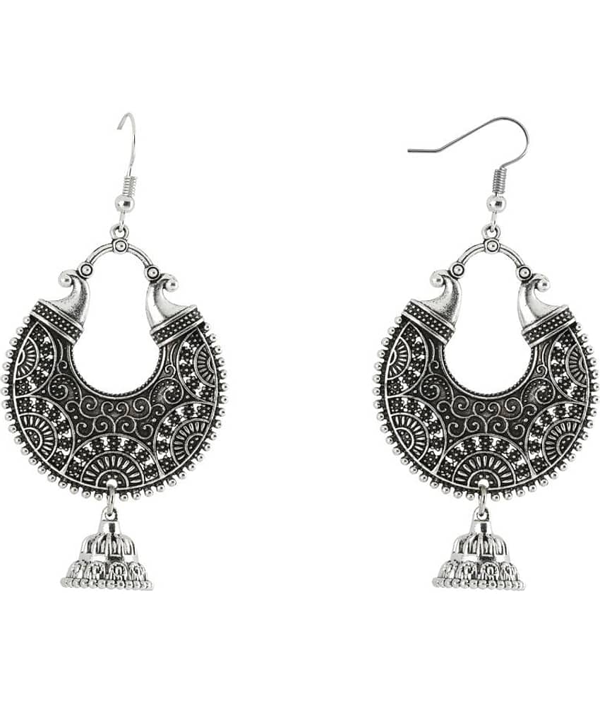 Silver Shine Charming Silver Fish Hook Earrings for Women