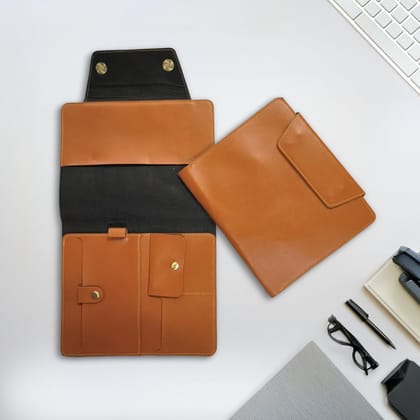 Personalised Office Folder-(Tan)