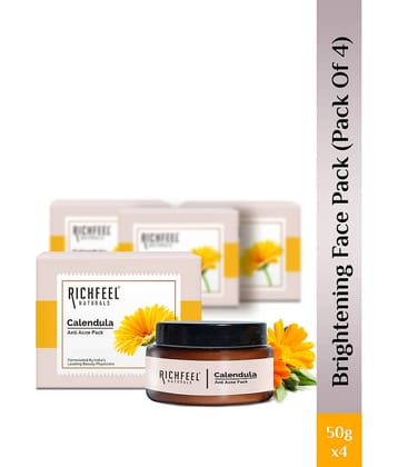 Richfeel - Fairness Face Pack for Normal Skin ( Pack of 4 )