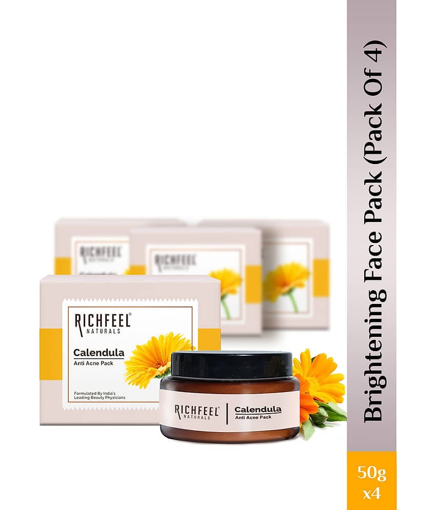 Richfeel - Fairness Face Pack for Normal Skin ( Pack of 4 )