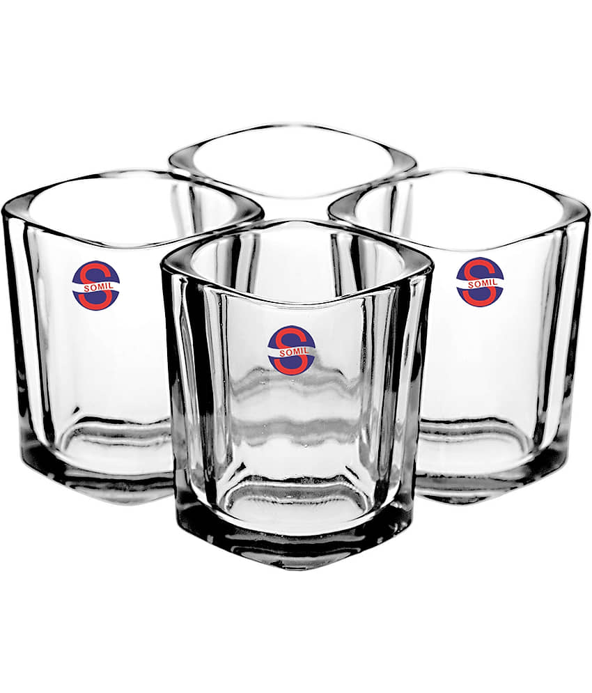 Somil Shot  Glasses Set,  50 ML - (Pack Of 4)