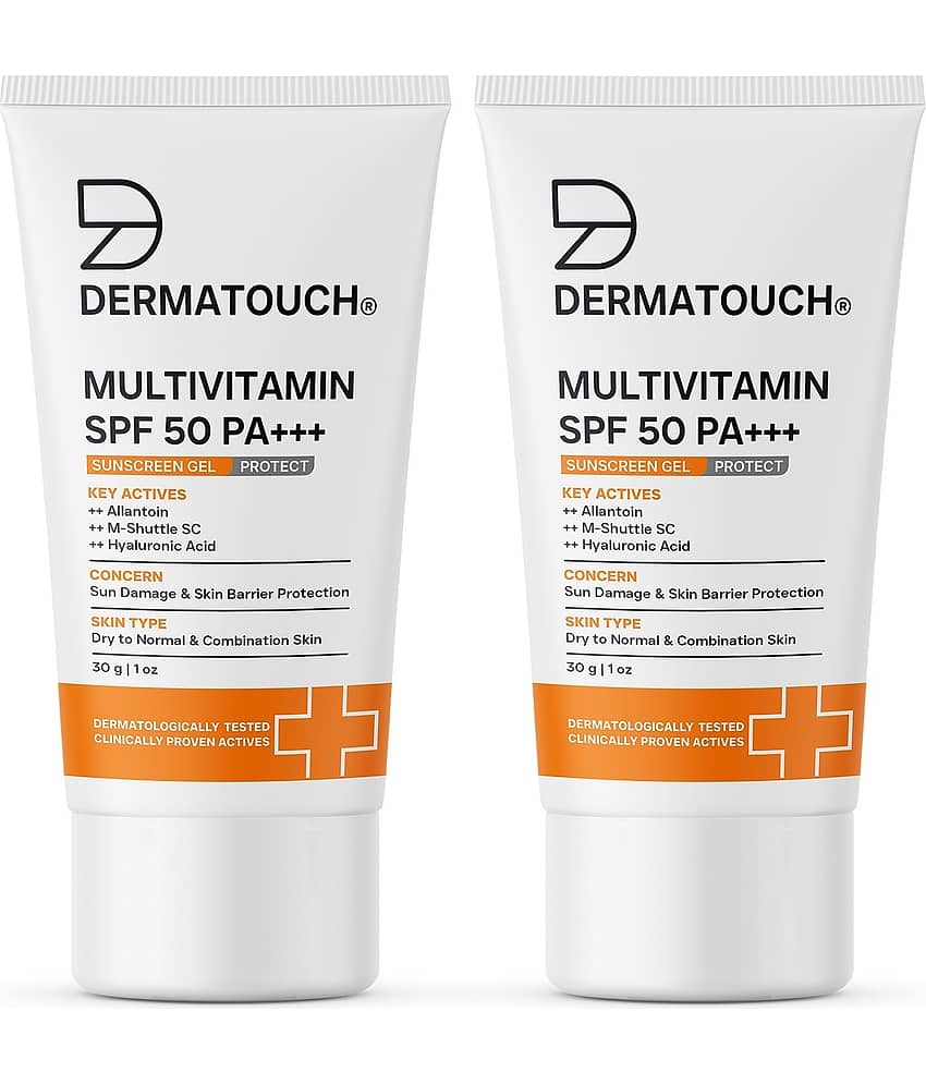 Dermatouch SPF 50 Sunscreen Cream For All Skin Type ( Pack of 2 )