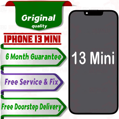 Apple iPhone 13 Mini  (display glass combo folder) Mobile Display LCD Screen With Touch. Black