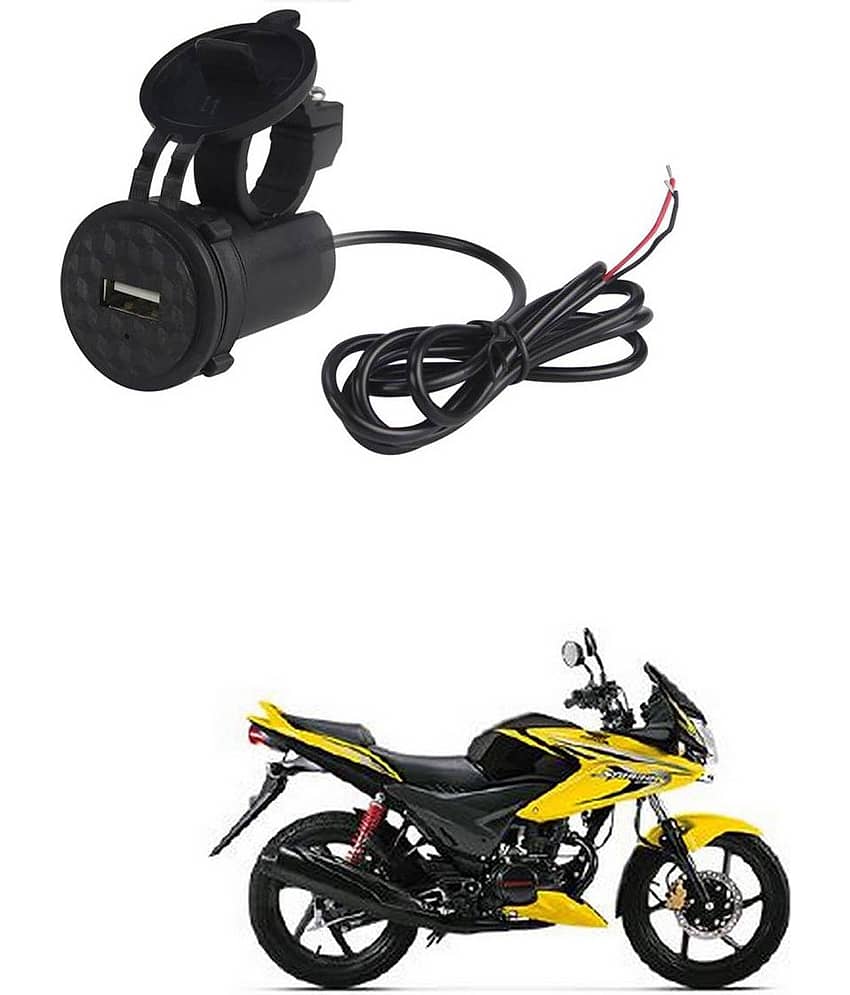 Honda All Bike Model Black USB  Bike Charger