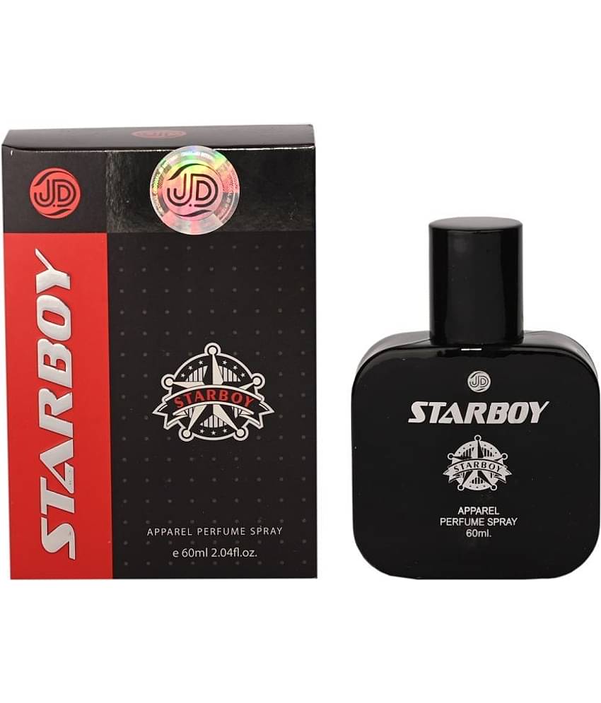 JD INTERNATIONAL STAR BOY BLACK Apparel Perfume For Men & Women Perfume 60 ml (Pack of 1)