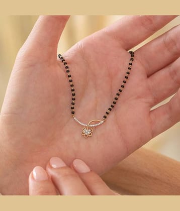 Lyriss Golden Mangalsutra ( Pack of 1 )