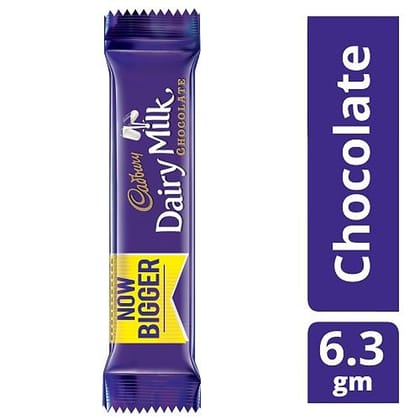 Cadbury Dairy Milk Dairy Milk - Chocolate Bar, 6.3 G Cadbury Dairy Milk Dairy Milk - Chocolate Bar, 6.3 G