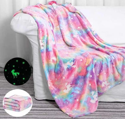 Glow in the dark blanket (kid size)-ball