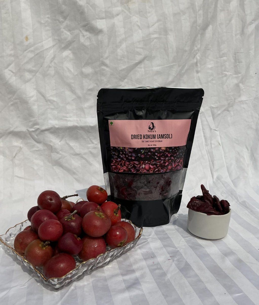 Dried Kokum (Amsol) (500g) | Tangy Konkan Specialty | Authentic Culinary Seasoning