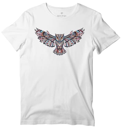 Owl Mantra T-shirt-36 - XS / White