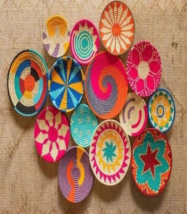 Sabai Grass Wall Plate Combo Set