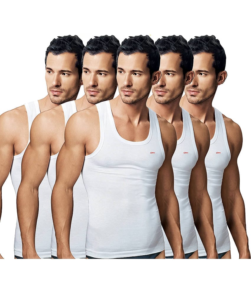 Rupa Jon White Sleeveless Vests