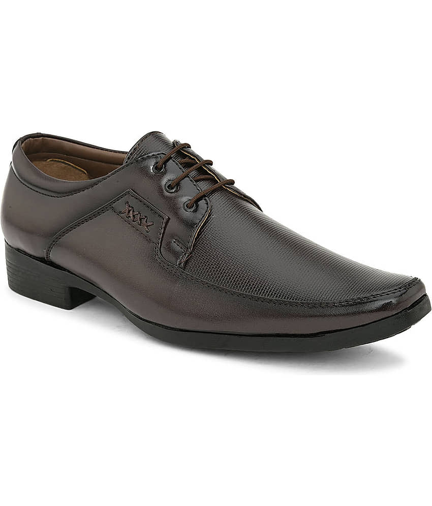 Sir Corbett Brown Men's Derby Formal Shoes