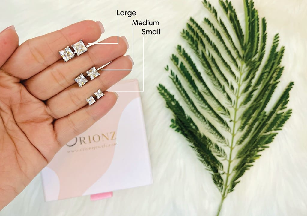 Princess Solitaire Studs