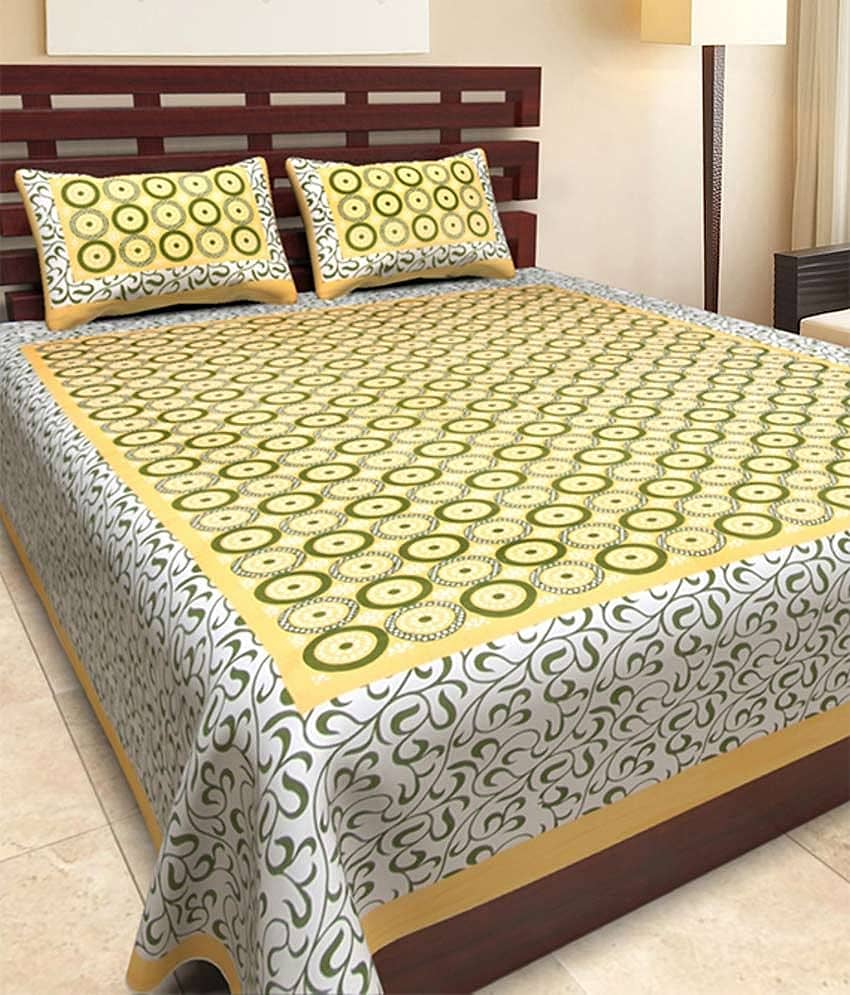 Bombay Spreads Cotton King Bedsheet ( Multi )