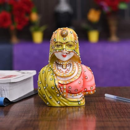 Dariya Jaipur Handcrafted Rajhasthani Ghunghat Lady for Home & Office Decor
