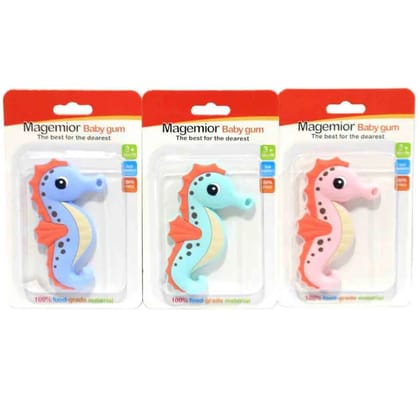 Animal Design Baby Teether-Sea Horse