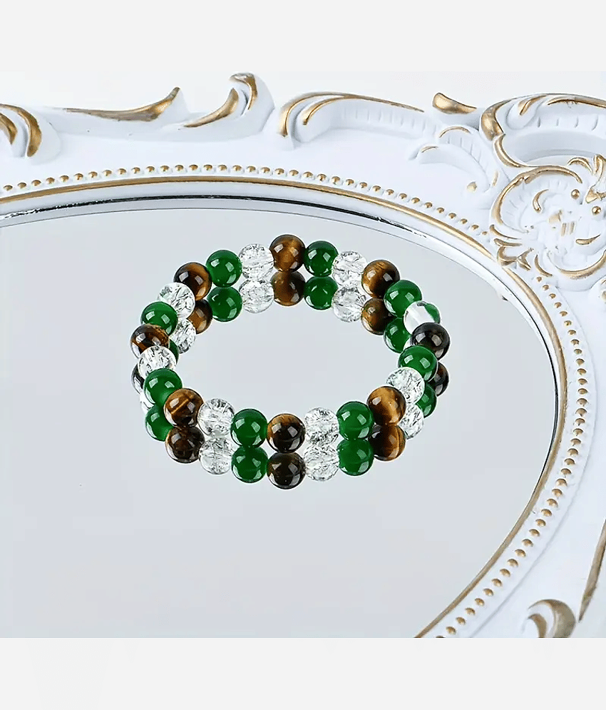 AdvaitEtp Green Bracelet ( Pack of 1 )