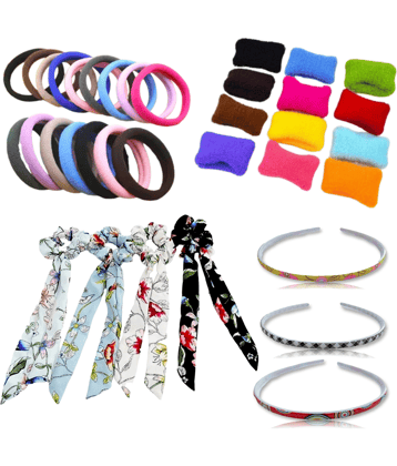 BELLO TOKO - Multi Women's Hair Accessory Set ( Pack of 1 )