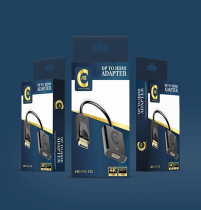 DisplayPort (DP) to VGA Converter | Full HD 1080p 60Hz | Plug & Play DP to VGA Cable for Laptop, PC, Projector & Monitor | Compact, Durable ABS Design  Black