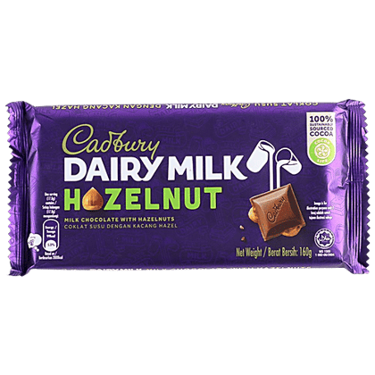 Cadbury Dairy Milk Chocolate - Hazelnut, 165 g