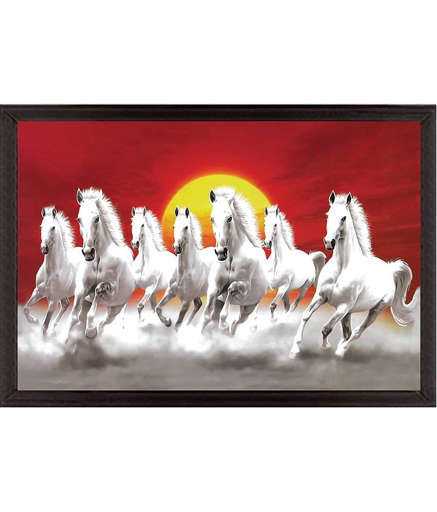 Indianara - Abstract Painting With Frame