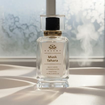 Essent Perfumes Musk Tahara Eau de Parfum (EDP) – Clean White Musk Long Lasting Perfume – Unisex Fragrance