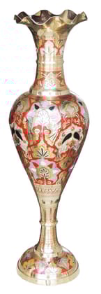Brass Home & Garden Decorative Flower Pot, Vase - 8.5*23.5*30.3 Inch (F162)