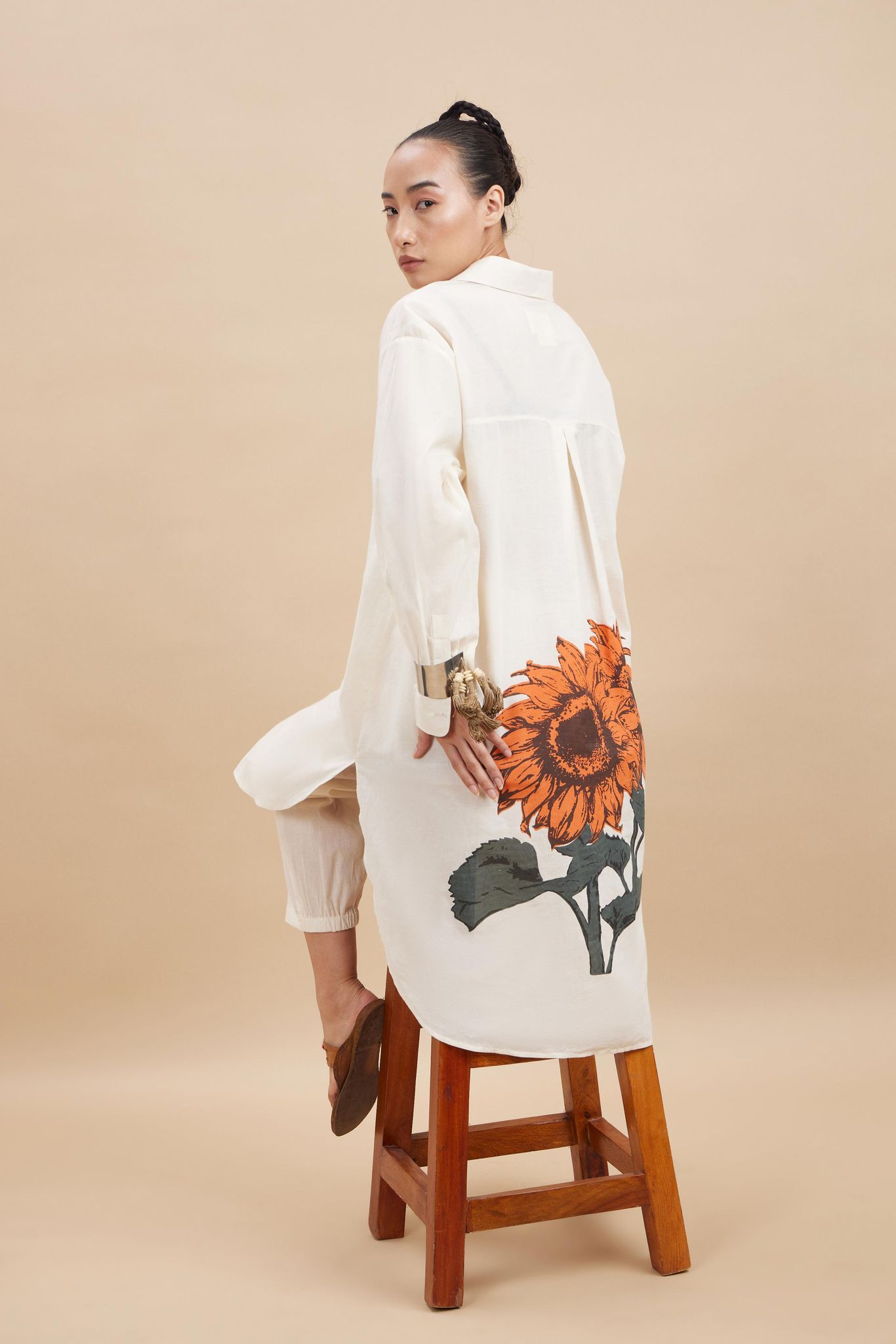 Sunflower Shirt Set 2-XS
