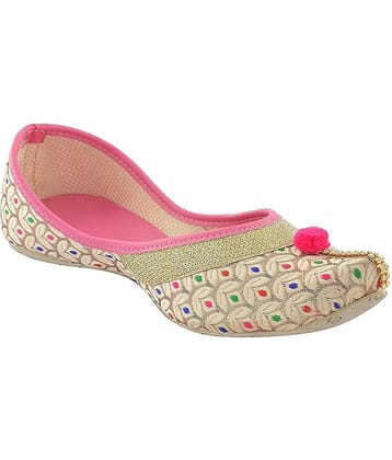 Apratim Pink Ethnic Footwear
