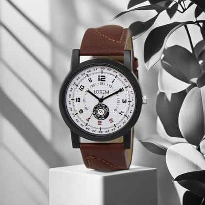 LOREM Multicolor Mate Finish Analog Watch for Men LR11-UF