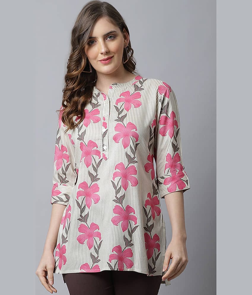 Pistaa Women's Viscose Regular Top ( Pink )