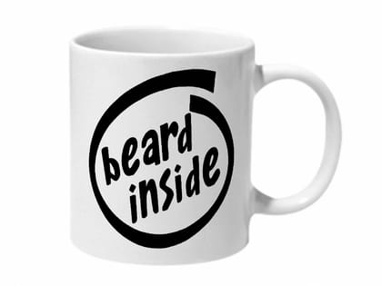 Multicolor Beard Inside Ceramic Mug