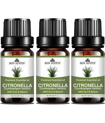 Bon Austin Citronella Essential Oil Aromatic 30 mL ( Pack of 3 )