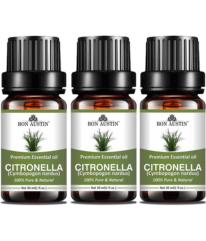 Bon Austin Citronella Essential Oil Aromatic 30 mL ( Pack of 3 )