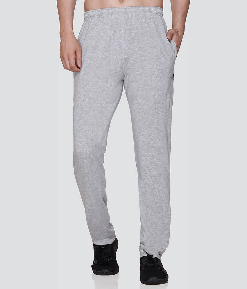 Zeffit Grey Cotton Blend Men's Sports Trackpants ( Pack of 1 )