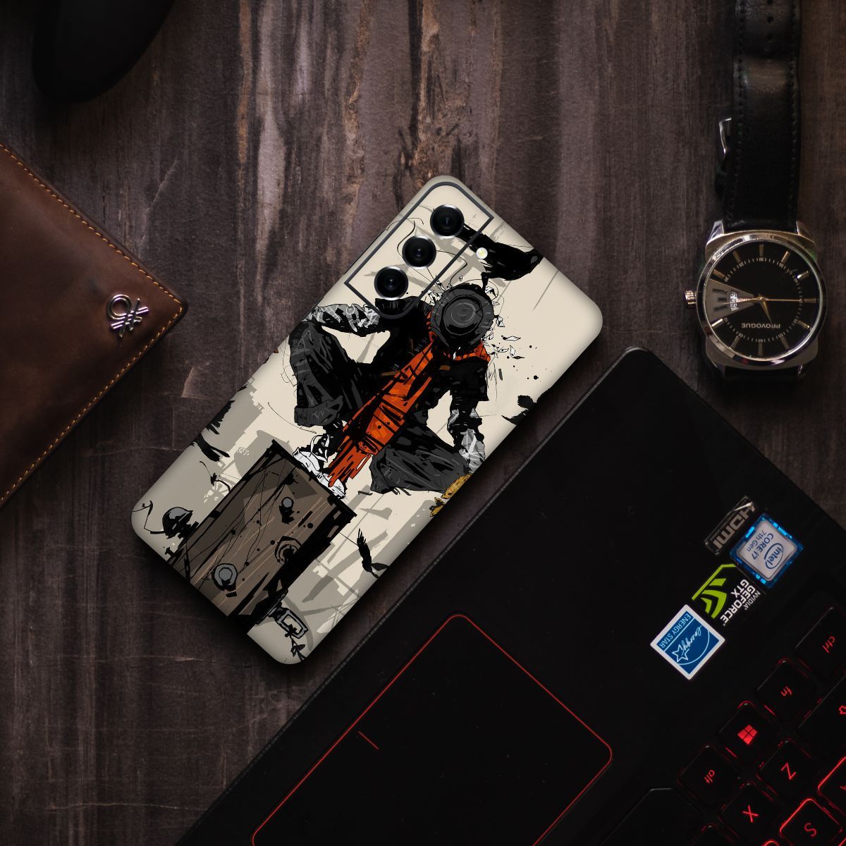 Crow Guy Mobile Skin