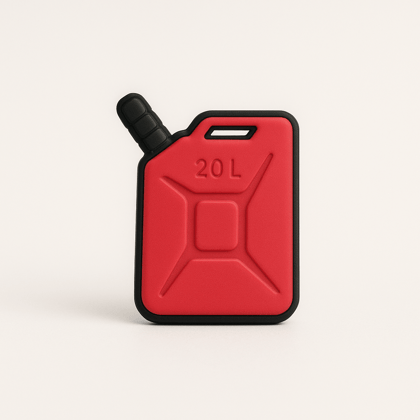 Red Fuel Can Shoe Charm – 20L Design