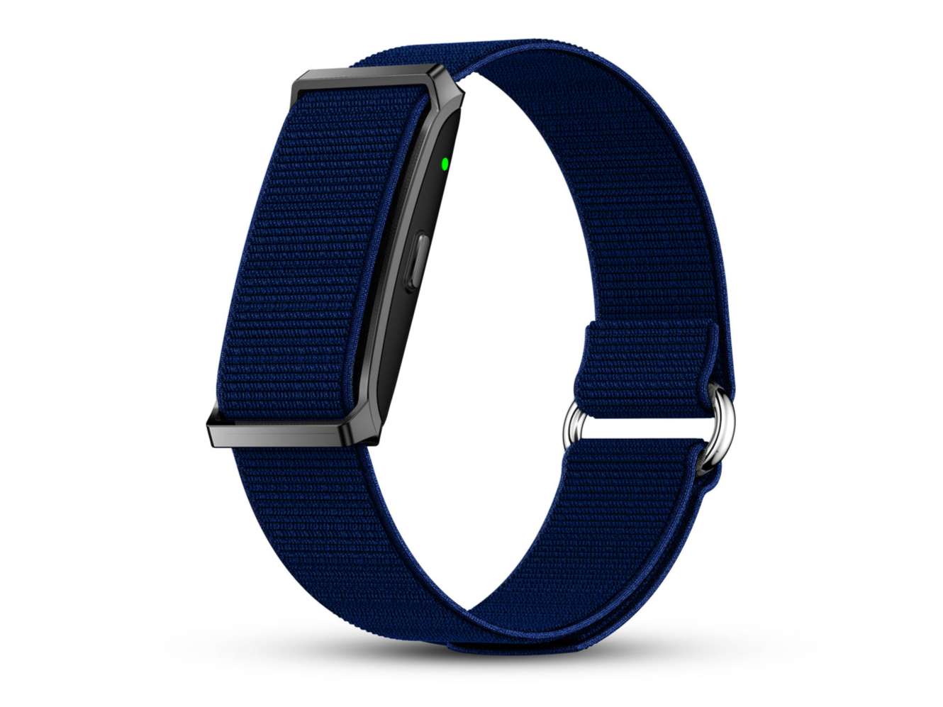 Pebble Qore Advanced Health Tracking, 100+ Sports Modes, 45 Days Battery Life, HR, SpO2, Stress, Sleep, One Key Measurement Smart band - Midnight Blue