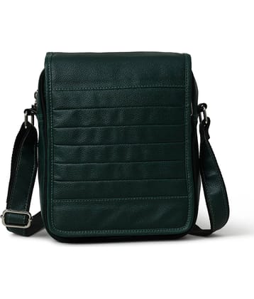MATRICE - Green Solid Messenger Bag