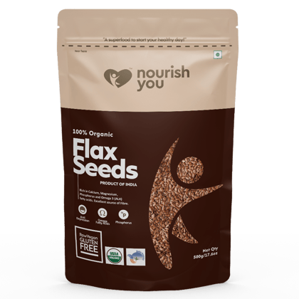 nourish you Raw Flax Seeds